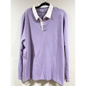 UNTUCKit shirt or polo in the Ferren style and Purple color (Pur) Size XXL
